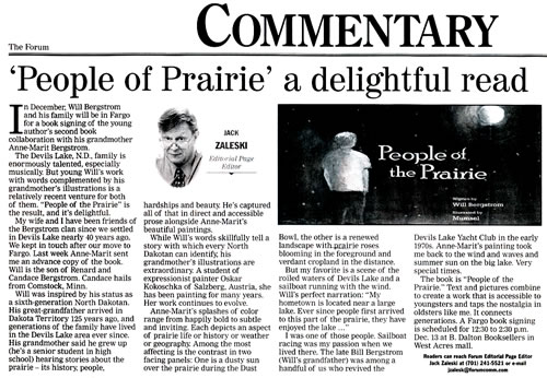 People of Prairie a delightful read