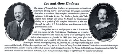 Leo and Alma Studness